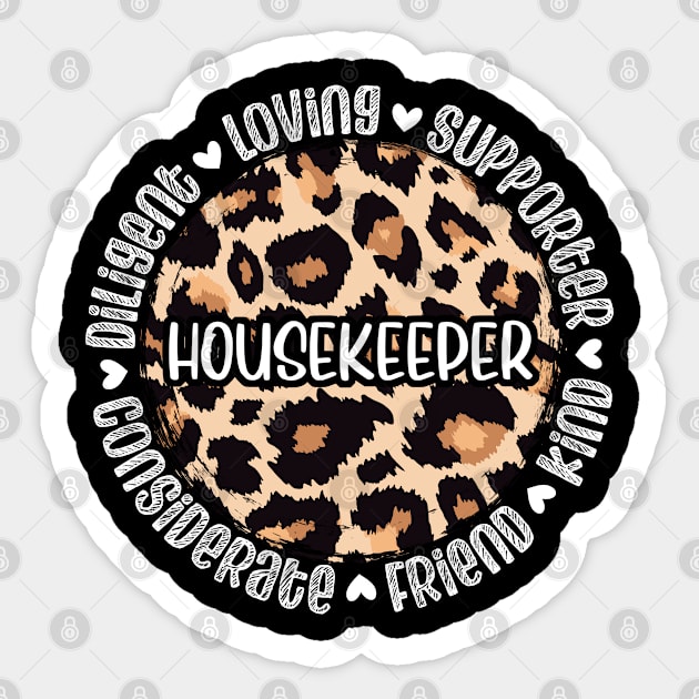 Housekeeper Appreciation Sticker by White Martian